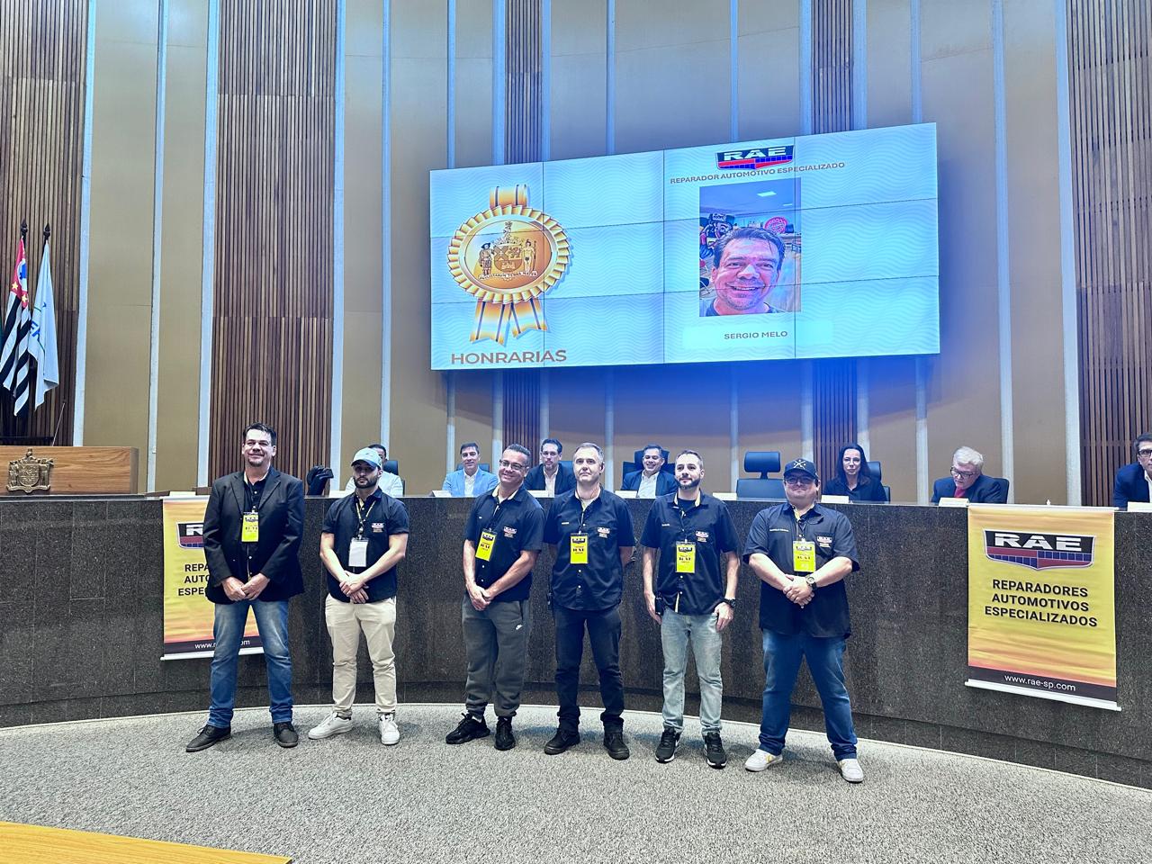 Reparadores do Grupo RAE homenageados na Assembleia Legislativa de São Paulo